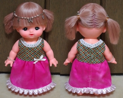 メルちゃん対応ワンピース。イ。