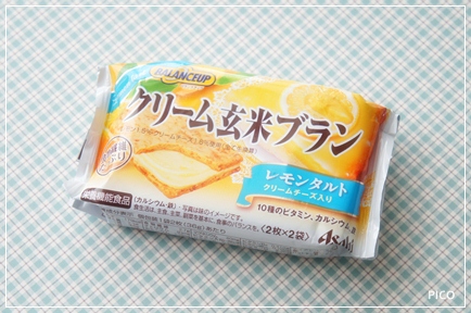 アサヒフードアンドヘルスケア バランスアップ クリーム玄米ブラン レモンタルト