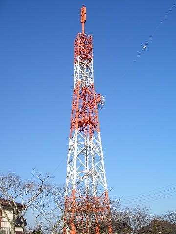 海上テレビ送信所 全景