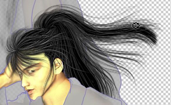 Poser photoshop 表紙メイキング 果てに見る夢8
