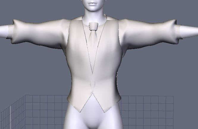 DAZStudio4 Shade 虎徹の服と小物作成 Hexagon メタセコ Metasequoia0223.JPG