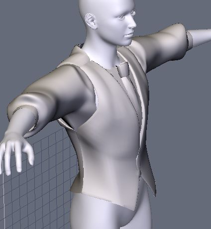 DAZStudio4 Shade 虎徹の服と小物作成 Hexagon メタセコ Metasequoia0224.JPG