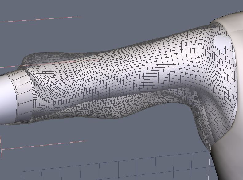 DAZStudio4 Shade 虎徹の服と小物作成 Hexagon メタセコ Metasequoia0226.JPG