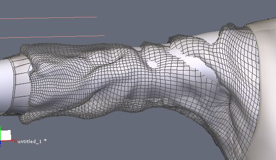 DAZStudio4 Shade 虎徹の服と小物作成 Hexagon メタセコ Metasequoia0236.JPG