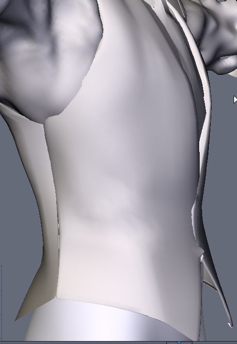DAZStudio4 Shade 虎徹の服と小物作成 Hexagon メタセコ Metasequoia0239.JPG