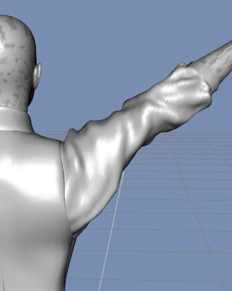 DAZStudio4 Shade 虎徹の服と小物作成 Hexagon メタセコ Metasequoia0248.JPG