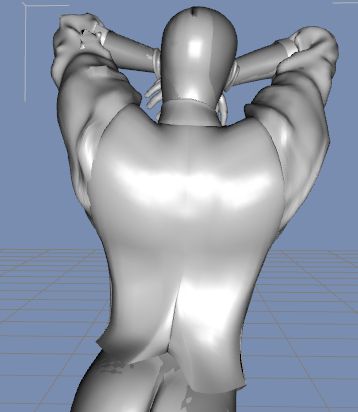 DAZStudio4 Shade 虎徹の服と小物作成 Hexagon メタセコ Metasequoia0257.JPG