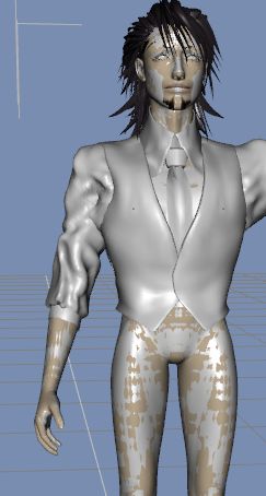 DAZStudio4 Shade 虎徹の服と小物作成 Hexagon メタセコ Metasequoia0277.JPG