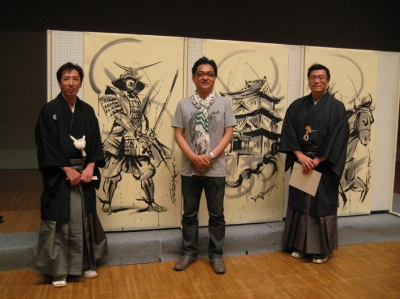 宇和島いやし博ライブペイント作品前2