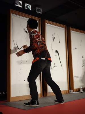 松屋銀座ライブペイント夜2