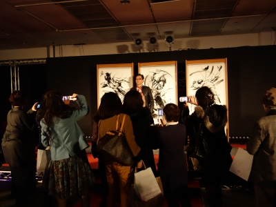 松屋銀座ライブペイント夜9