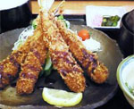 エビフライ定食