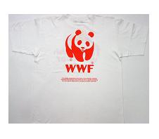 未使用 90s USA製 WWF パンダ アニマル プリント Tシャツ 2XLの+