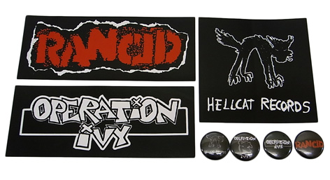 HELLCAT RECORDS, RANCID, OPERATION IVYのオフィシャルTシャツ