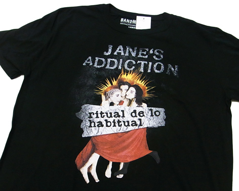 JANE'S ADDICTION (ジェーンズ アディクション) のオフィシャルTシャツ