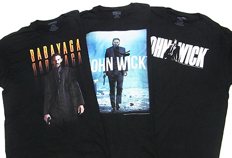 映画『JOHN WICK (ジョン ウィック)』のオフィシャルTシャツが入荷致し