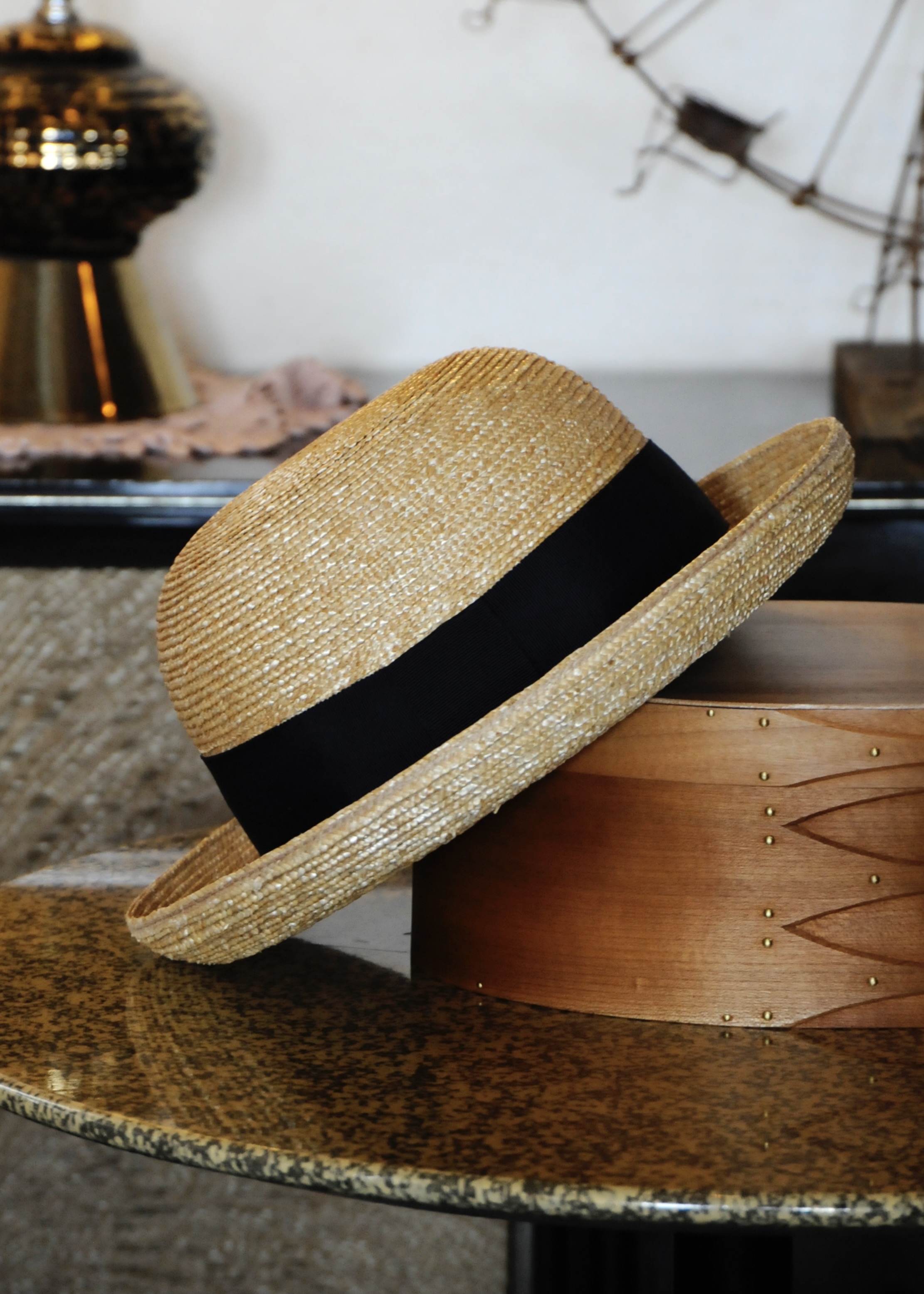 帽子 wicagrocery abaca hat wica grocery abaca hat Lサイズ新品未使用