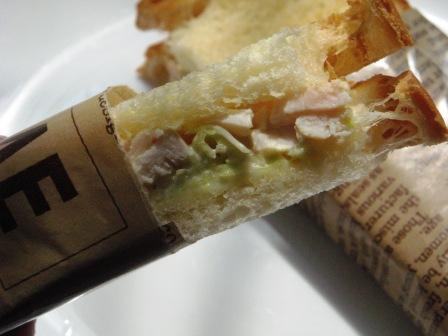 チーズチキンハムサンド