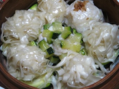 鶏とはんぺんの菊花シュウマイ