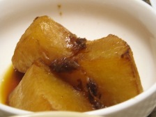大根の揚げ煮