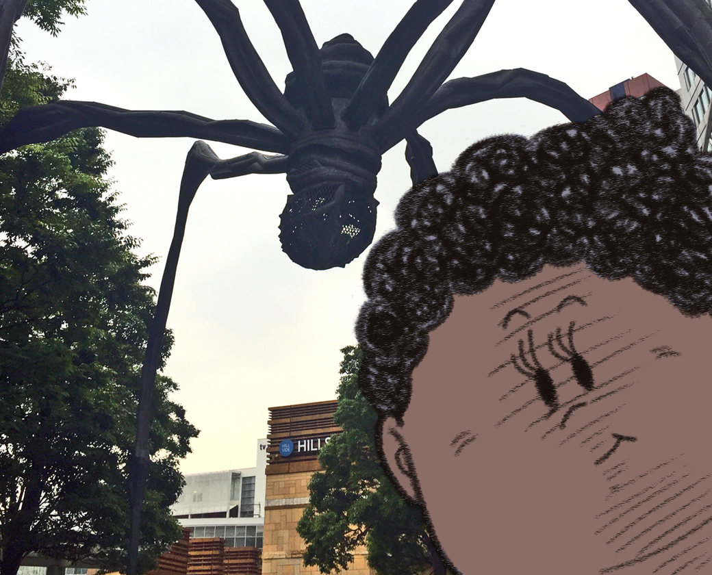 蜘蛛の彫刻ママン