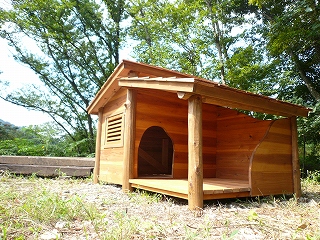 犬小屋 Leaf Loghouse Furniture