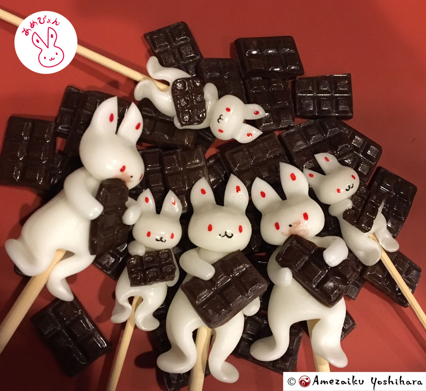 飴細工 チョコ細工 たねやシリコン型 飴だけどチョコ！ | 『あめ細工な日々。』