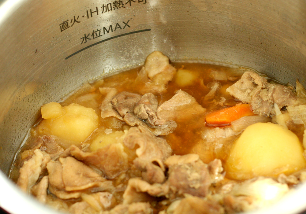 ホットクックでつくった肉じゃが