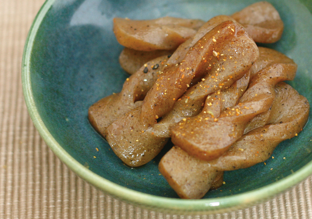 ホットクックでつくったこんにゃくの炒め煮