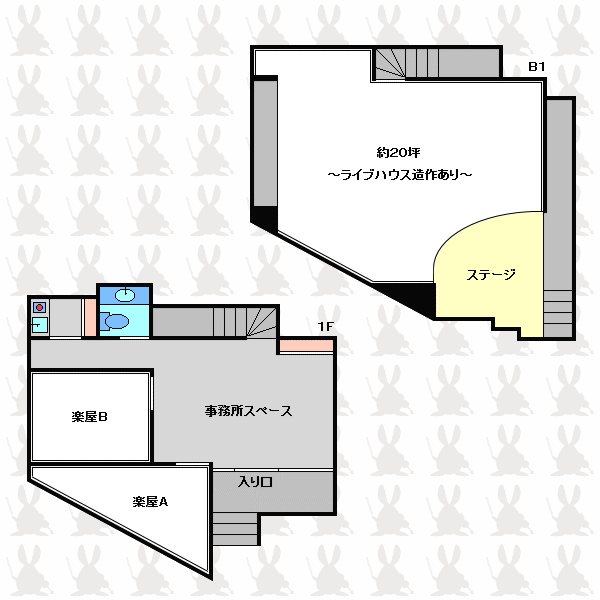 下北沢VOICE 間取り