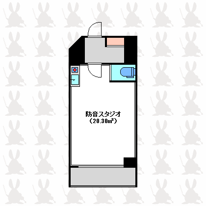 サウンドプルーフ蒲田アネックススタジオ 間取り