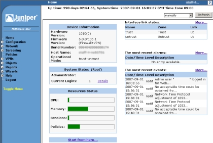 Netscreen-5gt_Home