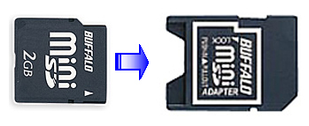 miniSD→SD変換