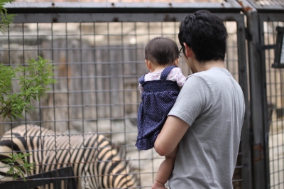 上野動物園にて