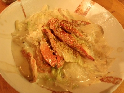 渡り蟹ホワイト