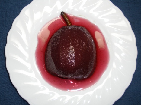 ラ・フランスの赤ワイン煮.JPG