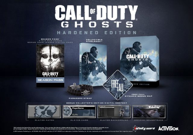 Codg限定版予約受付開始 Call Of Duty Ghosts Hardened Edition コール オブ デューティ ゴースト ハードエンド エディション Prestige Edition プレステージ エディション 洋ゲー店ブログ