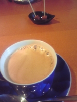 コーヒーと生チョコ