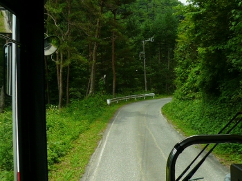駒ヶ根バス道中