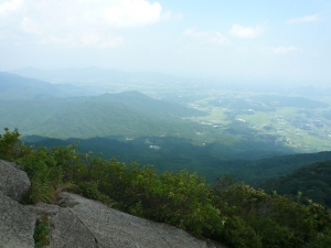 筑波山頂からの景色