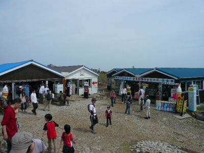 山頂山小屋付近
