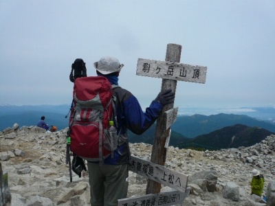 木曽駒ヶ岳山頂