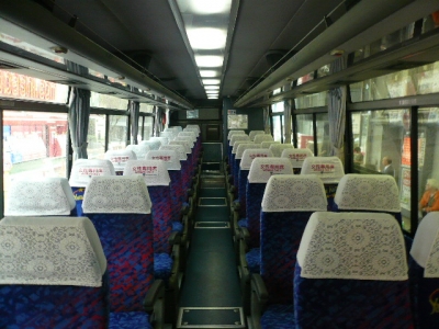 山梨交通バス車内
