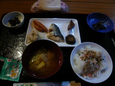 オーレン小屋 朝食