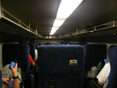 ドリーム金沢 車内