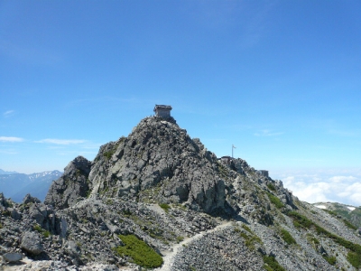 立山縦走開始 雄山