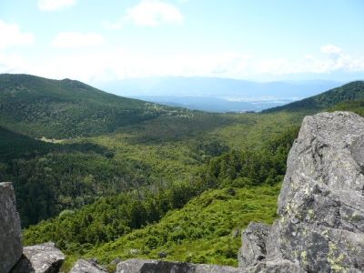 三ツ岳から坪庭