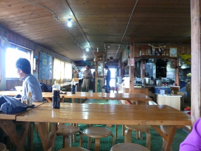 赤岳展望荘 食堂