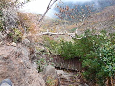 横岳〜硫黄岳山荘2