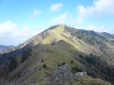 次郎笈から剣山
